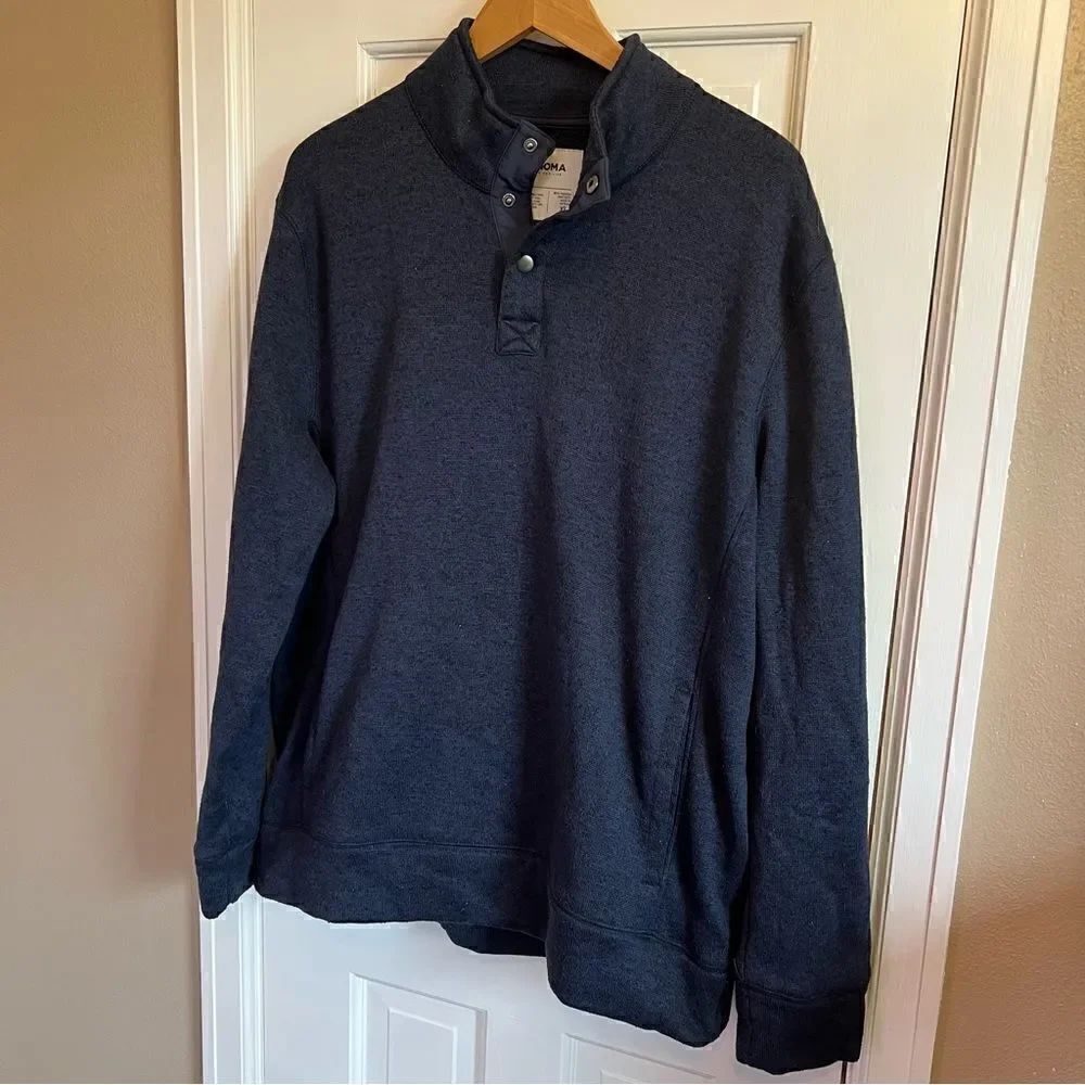 Sonoma Navy Blue Men’s Sweater - Picture 8 of 8